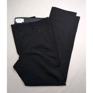 Ministry of Supply Women's 14 Black Dress Pants Straight Leg Performance Pockets
